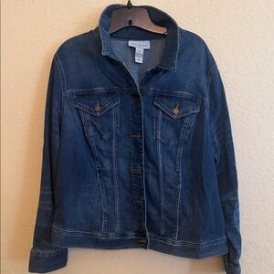 Lane Bryant Dark Blue Jean Jacket